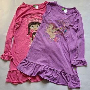 2 Dollie and Me nightgowns, sz 10 and 12